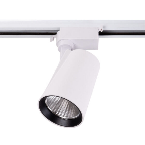 Foco de Carril LED 30W 2.700Lm CRI85 6000ºK Monofásico 40.000H [HO-FC-30W-W-CW]