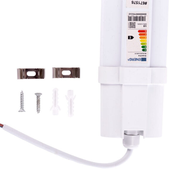 Tubo LED Enlazable IP65 18W 1914Lm 6500ºK 60Cm 40.000H  [HO-FSG-001-0.6M-CW]