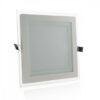 Foco Downlight LED 18W 1800Lm 6000ºK Cuadrado   Cristal 40.000H [HO-MB02-18W-CW]