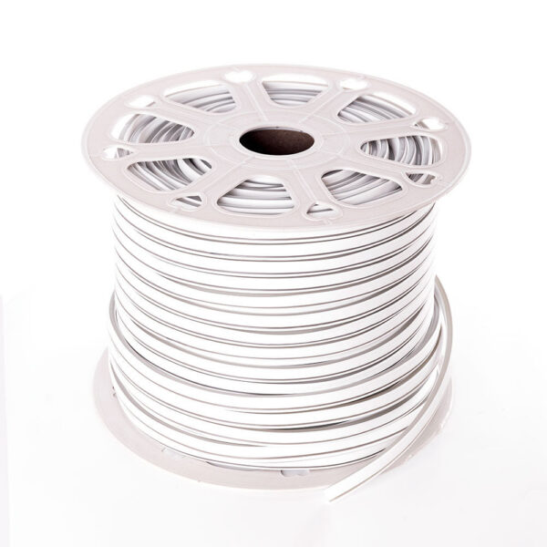 Tira LED Manguera "Neon Flex" 6W 6000ºK 220VAC 8x18mm Doble 120xSMD2835 6W/M x1M 40.000H  [HO-NSPVC8x16DOY220CW]