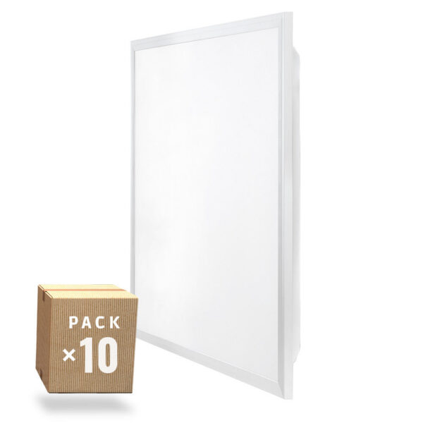 Pack 10 Panel LED 40W 4.400Lm 6000ºK 60x60Cm Enrejado UGR19 40.000H [HO-PG-600x600-40W-CW-PK10]
