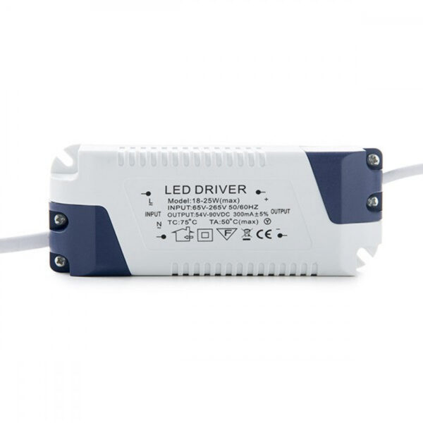 Placa LED 25W 2500Lm 6000ºK Cuadrada 40.000H [HO-RDP-25W-CW]