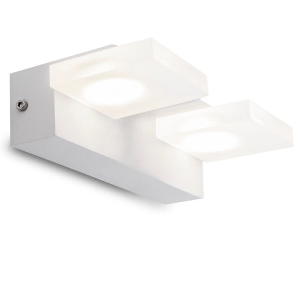 Aplique LED 10W  850Lm 4200ºK Isabella 40.000H [HO-WL-102-2x5W-W-W]