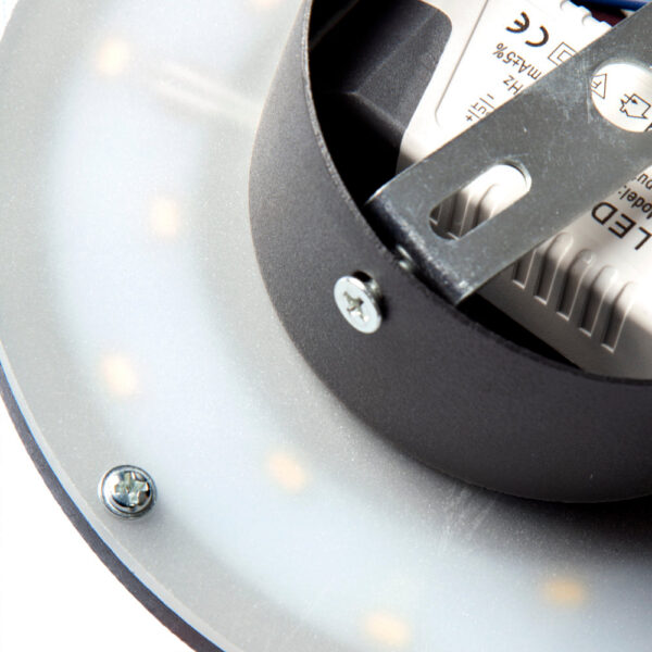 Aplique LED 8W  612Lm 4200ºK Luna 40.000H [HO-WL-LUNA-8W-B-W]