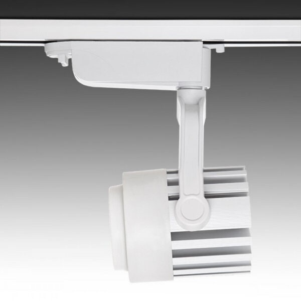 Foco de Carril LED 30W 2.600Lm 6000ºK "Faith" Monofásico 40.000H [IDI-FC-D-30-CW]