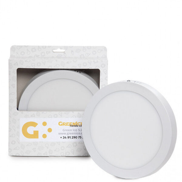 Plafón LED 18W 1190Lm 6000ºK Circular Estuche Personalizado 40.000H [JL-JM18WR-CW-EP01]