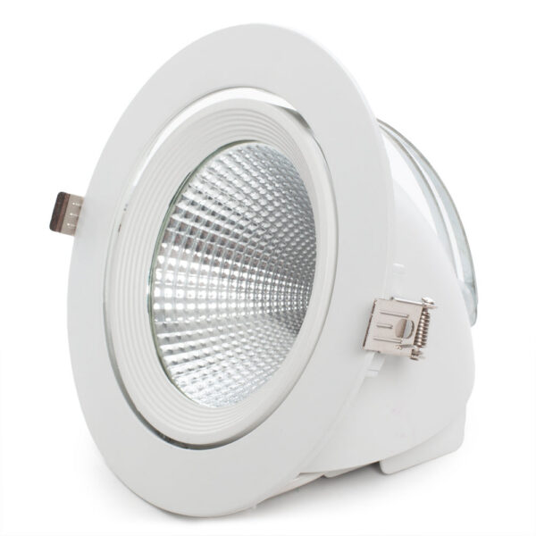 Foco Downlight LED 40W  4000Lm 4200ºK Orientable UGR17 50.000H [JW-40W-G-W]