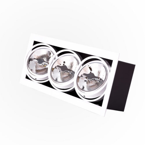 Foco Downlight Cardan LED 36W 3.600Lm 6000ºK CREE RA►90 40.000H [JW-CAR-LED-3x12W-CW]