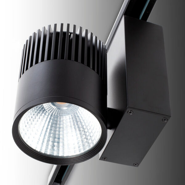 Foco de Carril LED  30W 2700Lm CRI90 4200ºK Trifásico UGR17 50.000H [JW-TR30W-BLACK-W]