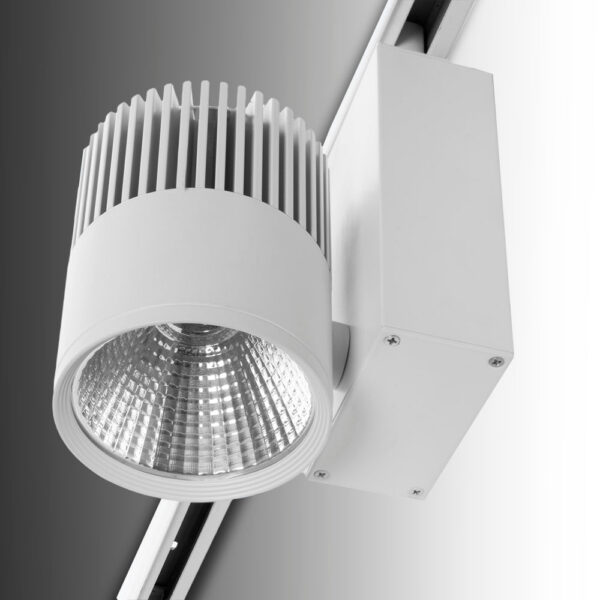 Foco de Carril LED  40W 3600Lm CRI90 4200ºK Trifásico UGR17 50.000H [JW-TR40W-WHITE-W]