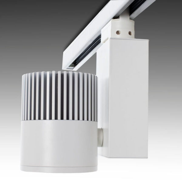 Foco de Carril LED  40W 3600Lm CRI90 4200ºK Trifásico UGR17 50.000H [JW-TR40W-WHITE-W]