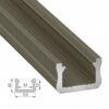 Perfíl Aluminio Tipo X 2,02M