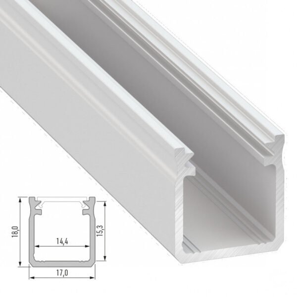 Perfíl Aluminio Tipo Y 2,02M