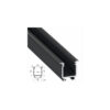 Perfíl Aluminio Tipo W 2,02M - Bruto