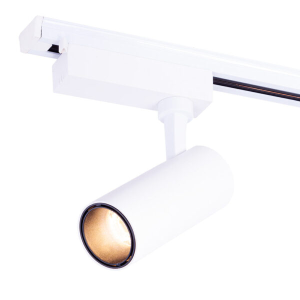 Foco de Carril LED  20W 2000Lm CRI85 4200ºK Lumiastra Monofásico 40.000H [LUM-ATB060012-W-W