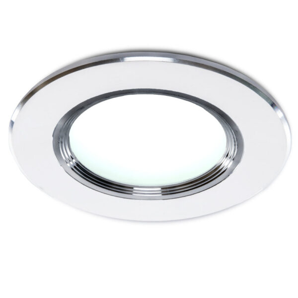 Foco Downlight LED 5W 400Lm 6000ºK Aro Plateado 40.000H [PCE-DL5W-P-CW]
