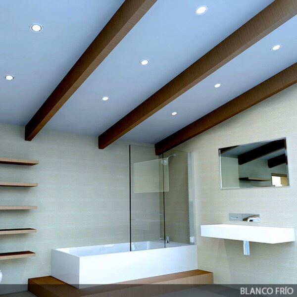 Foco Downlight LED 7W 560Lm 6000ºK 40.000H [PCE-DL7W-CW]