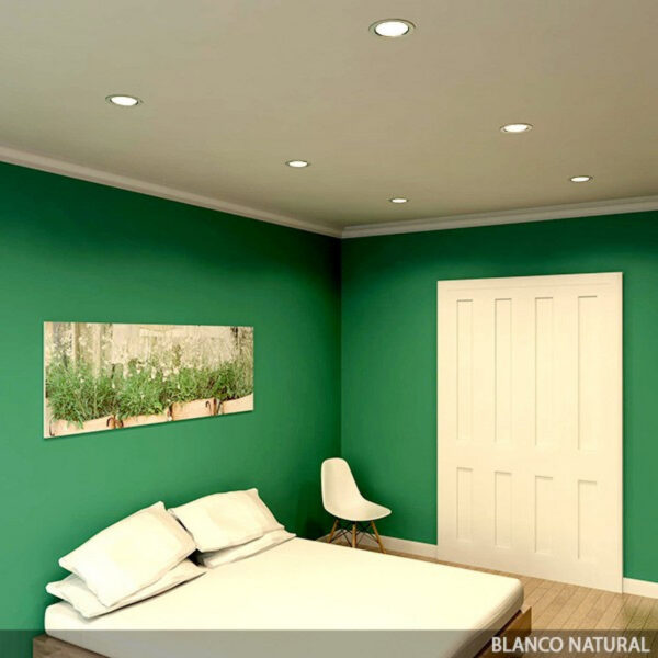 Foco Downlight LED 9W 800Lm 6000ºK 40.000H [PCE-DL9W-CW]