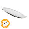 Pack 2 Placas LED 20W 2000Lm 6000ºK Circular 40.000H [PE-1011P2-CW]