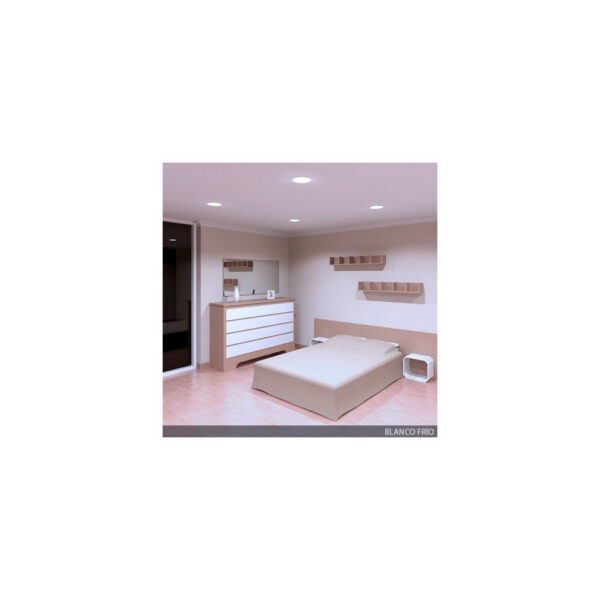 Pack 2 Placas LED 20W 2000Lm 6000ºK Circular 40.000H [PE-1011P2-CW]