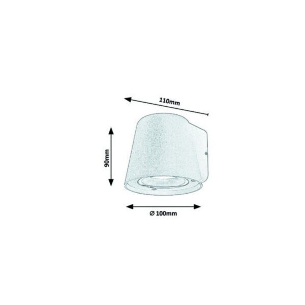 Aplique Exterior RABALUX "Mandal" 1xGU10 IP54 [RAB-7959]