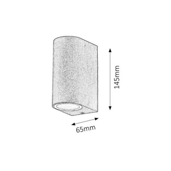 Aplique Exterior RABALUX "Chile" 2xGU10 IP44 [RAB-8019]
