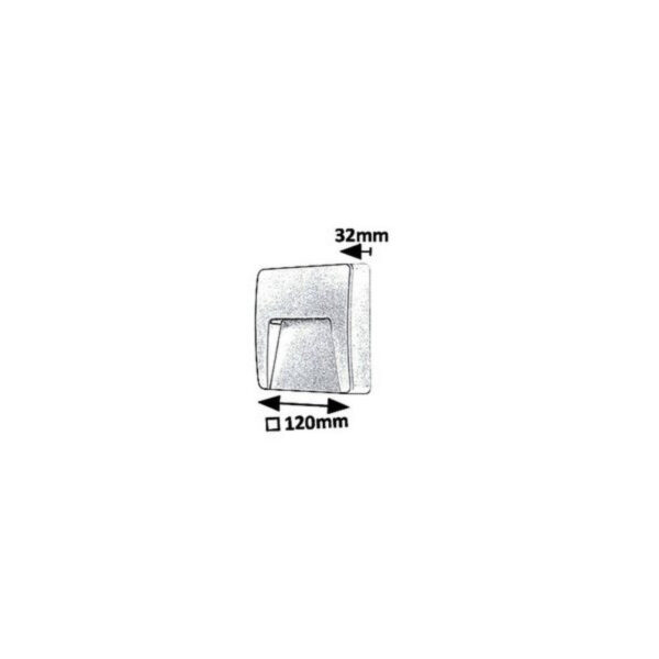 Aplique Exterior RABALUX "Trento" LED 100Lm 3W 100Lm IP65 [RAB-8893]