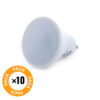 Pack 10 Bombillas LED GU10 7W 520Lm 6000ºK 10 40.000H [SKY-GU10-7W-CW-PK10-AP]
