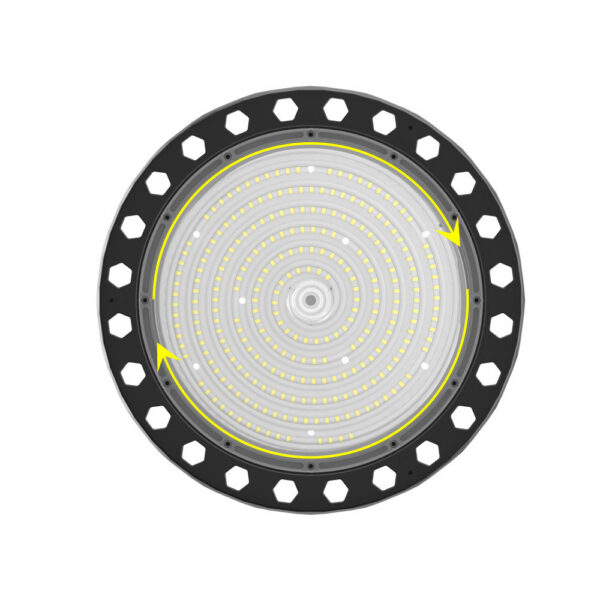 Campana LED 100W 17000Lm 5000ºK Intensidad/Ángulo Apertura Regulables IP65 50000H [1177-HB-JL16AL-100W-CW]