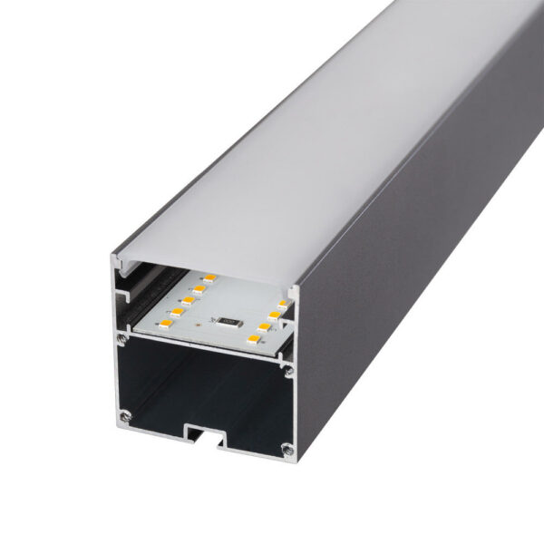 Luminaria Lineal LED Philips 2835 150Cm 50W 2700ºK IP40 Acabado Negro  Superficie/ Suspendida