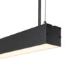 Luminaria Lineal LED Philips 2835 150Cm 50W 2700ºK IP40 Acabado Negro  Superficie/ Suspendida