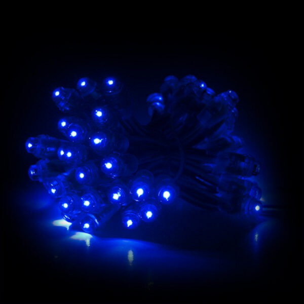 Pixel LED 0.1W 2Lm 12Mm 5V Epistar (Cadena 50 Unidades) Azul 50.000H [DE-PIX-12-B]