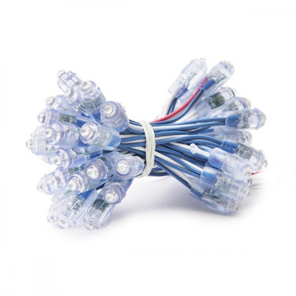 Pixel LED 0.1W 2Lm 9Mm 5V Epistar (Cadena 50 Unidades) Azul 50.000H [DE-PIX-9-B]