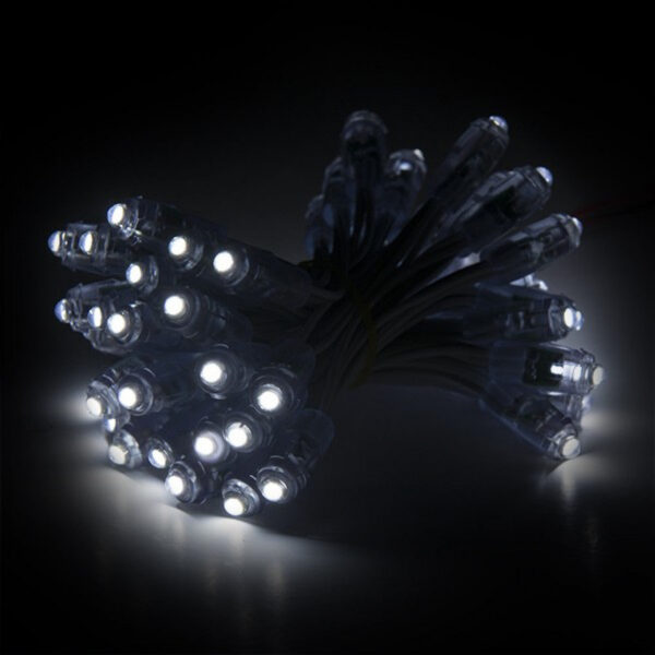 Pixel LED 0.1W 1,7Lm 4200ºK 9Mm 5V Epistar (Cadena 50 Unidades) Blanco 50.000H [DE-PIX-9-W]