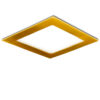 Placa LED 12W 1200Lm 2700ºK Cuadrada Dorado 50.000H [GL-CL-S12N-G-WW]