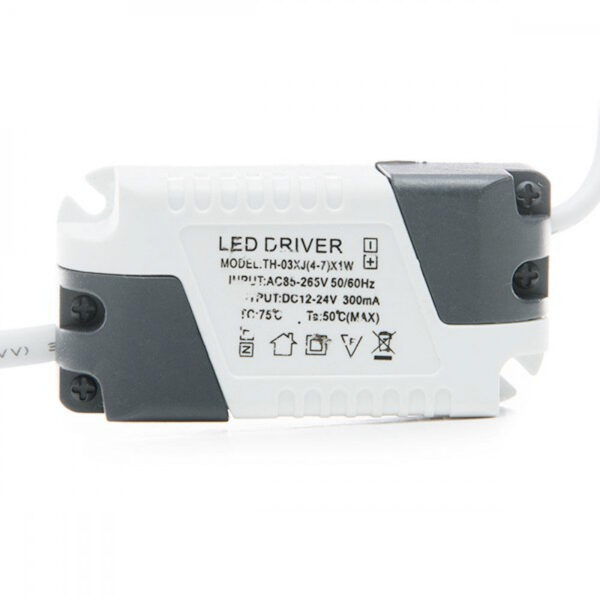 Placa LED 6W 600Lm 6000ºK Cuadrada Niquel Satinado 50.000H [GL-CL-S6N-CW]