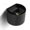 Aplique LED Exterior 2x5W 100Lm/W IP65 Negro 4000K [HO-APL07-IP65-B-W]