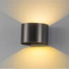 Aplique LED Exterior 2x5W 100Lm/W IP65 Negro 4000K [HO-APL07-IP65-B-W]