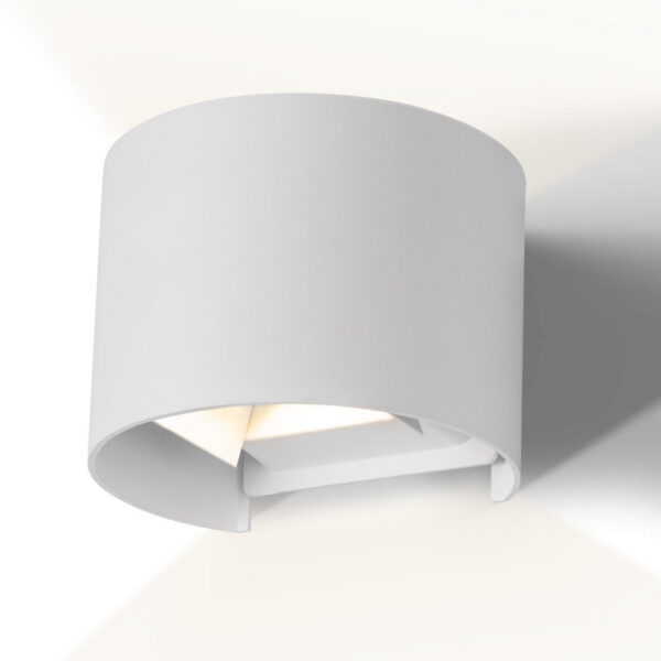 Aplique LED Exterior 2x5W 100Lm/W IP65 Blanco 4000K [HO-APL07-IP65-W-W]