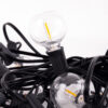 Cadena 25 Bombillas LED G40 2700ºK 9,5M Solar - Panel: 5,5V 1,2W Batería: 3,7V 1200MaH [HO-CAD-25-SOL-WW]
