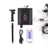 Cadena 25 Bombillas LED G40 2700ºK 9,5M Solar - Panel: 5,5V 1,2W Batería: 3,7V 1200MaH [HO-CAD-25-SOL-WW]