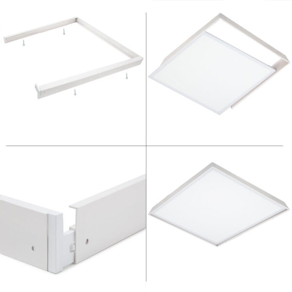Panel LED 40W 4.500Lm 6000ºK 60x60cm + Kit de Superficie 40.000H [HO-KITPAN60X60-40W-CW]