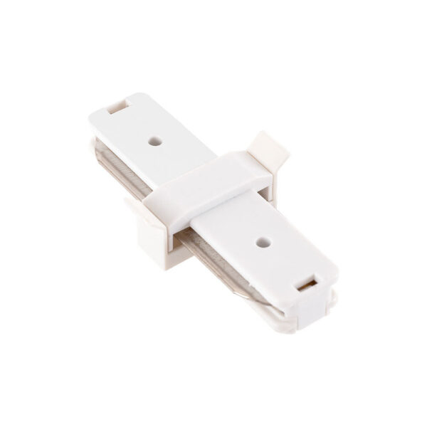 Conector Recto Carril Monofásico Blanco [HO-PL218000R]