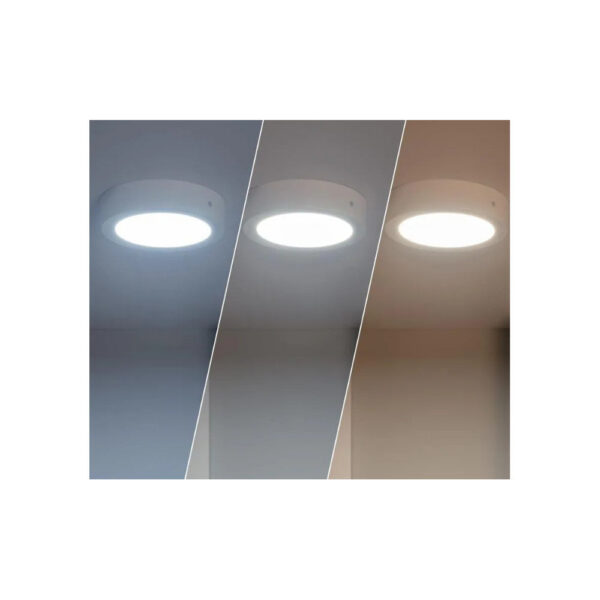 Plafón LED 24W 2400Lm CCT (Tonalidad Luz Regulable) 3000-6000ºK Circular 40.000H [HO-PLAF-C-24W-CCT]