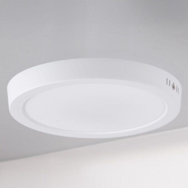 Plafón de Superficie LED 100Lm/W 18W 1800Lm 6000ºK IP20 [HO-PLC-18W-1800LM-CW]