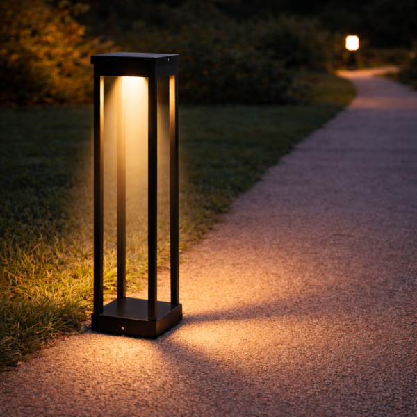 Baliza LED Solar 2700ºK Panel: 6V/3W Batería: 3,7V/4000MaH Control Remoto [HO-SOLARLAWNLIGHT-04]