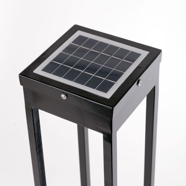 Baliza LED Solar 2700ºK Panel: 6V/3W Batería: 3,7V/4000MaH Control Remoto [HO-SOLARLAWNLIGHT-04]