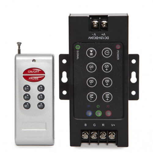 hz_rf24vdc_576w_0 Controlador RGB Rf 24VDC ► 576W Mando a Distancia