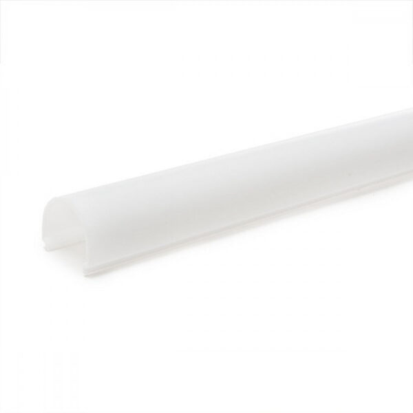 Perfíl Aluminio Curvado para Tira LED Techo/Colgante Difusor Opal LLE-ALP027 x 2M
