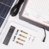 Proyector LED Solar 200W Sensor_Control Remoto Panel:5V 45W Batería: 3,3V 45.000Ma [LUM-MJ-DW904]
